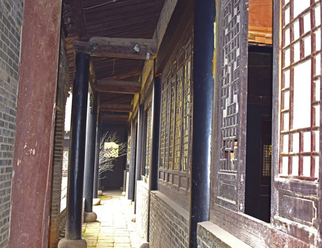 古代土木建筑走廊