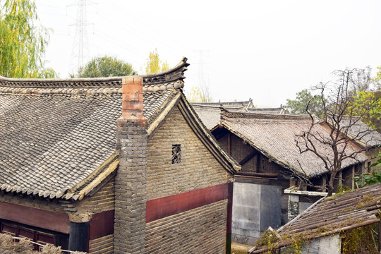 青瓦房老建筑摄影
