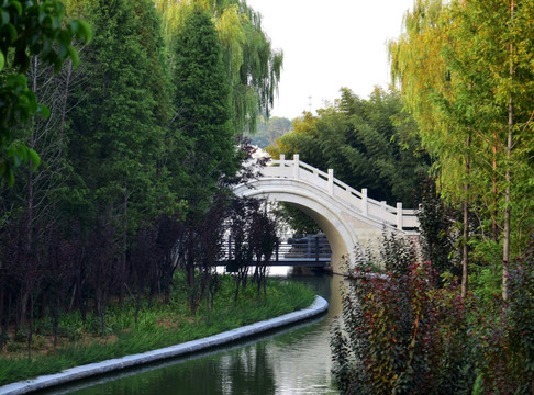 小桥流水公园景观
