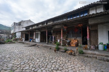 苍坡古村 木结构建筑