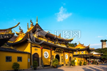 温州江心屿 寺庙建筑