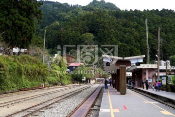 台湾阿里山 火车站