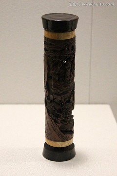 武汉博物馆 竹雕艺术品