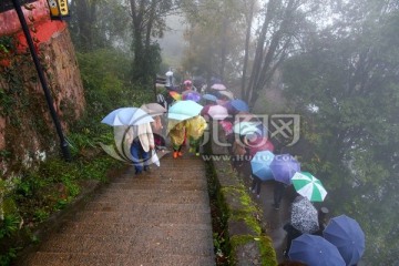 烟雨齐云山