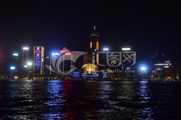 香港维港夜景