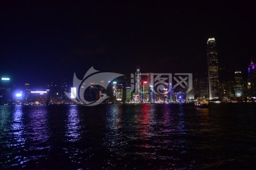 香港渡轮夜景