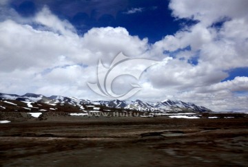 西藏美景冈底斯山脉