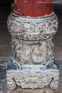 中式柱头装饰