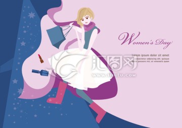 妇女节插画