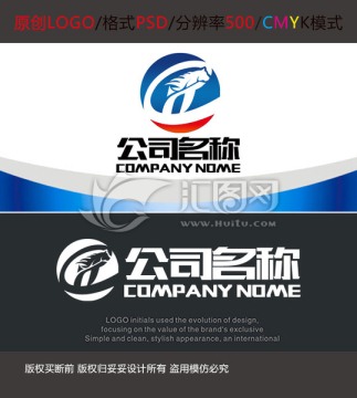 马匹科技logo设计