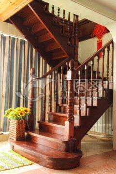 实木楼梯 红木楼梯 楼梯