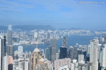 鸟瞰香港 山顶