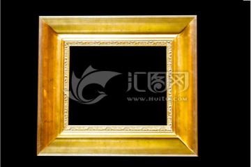 欧式相框素材 金色画框素材