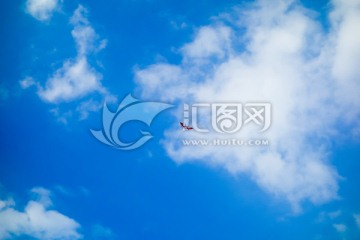 蓝天白云 风筝