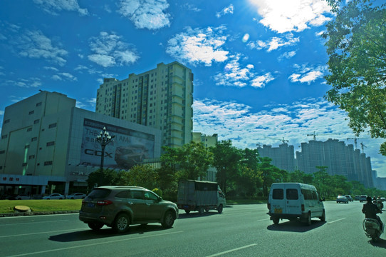 城市道路景色