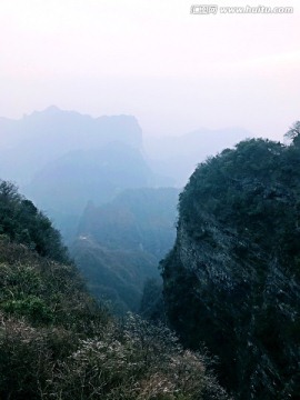 张家界 天门山 著名景点 旅游