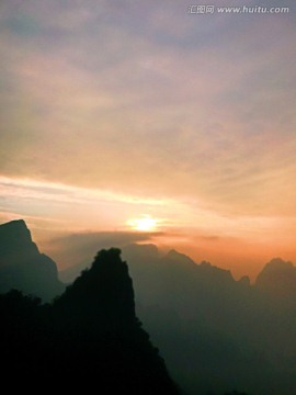 张家界 天门山 著名景点 旅游