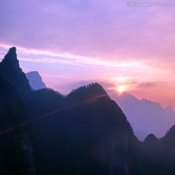 张家界 天门山 著名景点 旅游