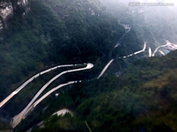 张家界 天门山 著名景点 旅游