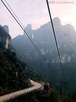 张家界 天门山 索道 著名景点