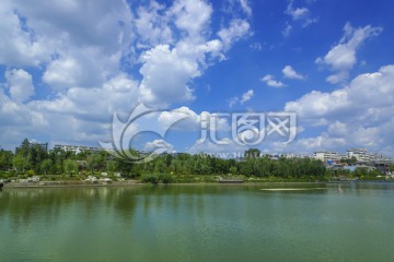 碧水蓝天 青州风光