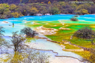 五彩池 黄龙风光