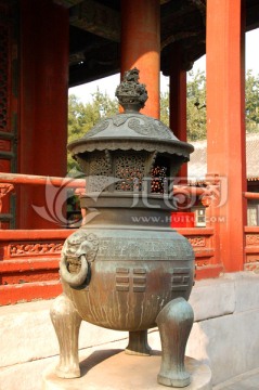 北京国子监 香炉 铜炉