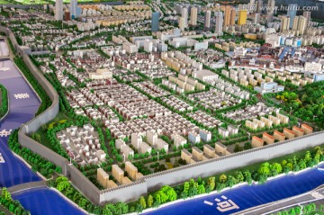 城市建设规划沙盘模型