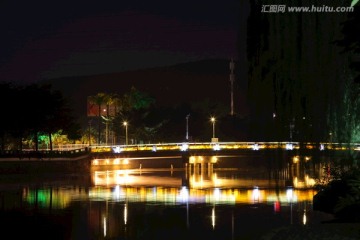 大桥灯光夜景