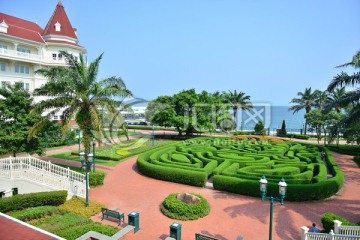 香港迪士尼酒店花园