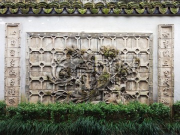 古镇文化墙浮雕