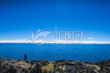 雪山 湖泊 西藏