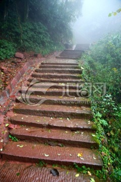 齐云山登山道