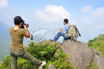 登山拍摄