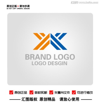 YX字母logo