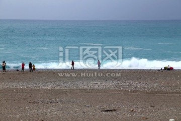 海滩 海潮