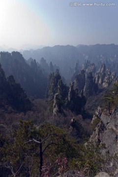 张家界 武陵源 著名景点 旅游