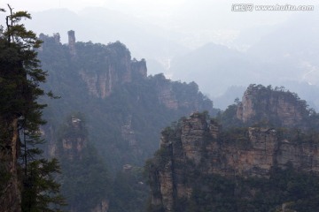 张家界 武陵源 著名景点 旅游