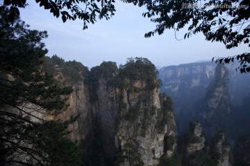 张家界 武陵源 著名景点 旅游