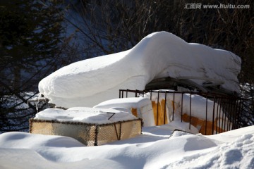 林海雪原 雪乡 树木 白雪 冬