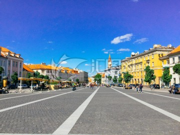 立陶宛街路建筑