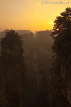 张家界 武陵源 著名景点 旅游