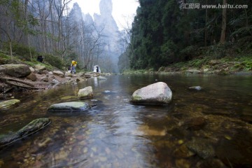 张家界 武陵源 著名景点 旅游