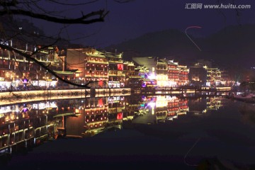 凤凰古城 夜景 湘西 著名景点