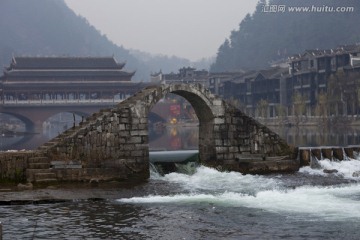 凤凰古城 湘西 著名景点 冬天