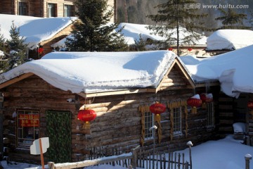 雪乡 雪景 白雪