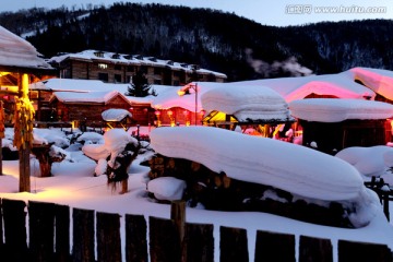 雪乡 夜景