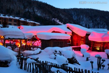 雪乡 夜景