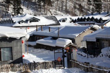 中国雪乡 雪景