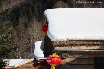 雪乡 双峰林场 春节 红灯 灯